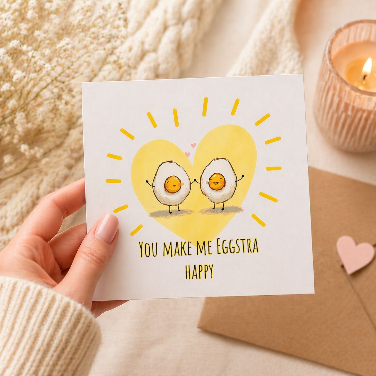 You Make Me Eggstra Happy 🍳💛