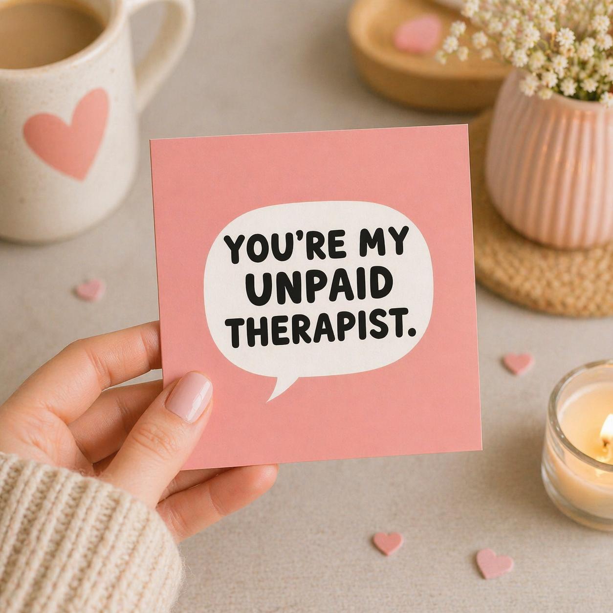 You’re My Unpaid Therapist 💬✨