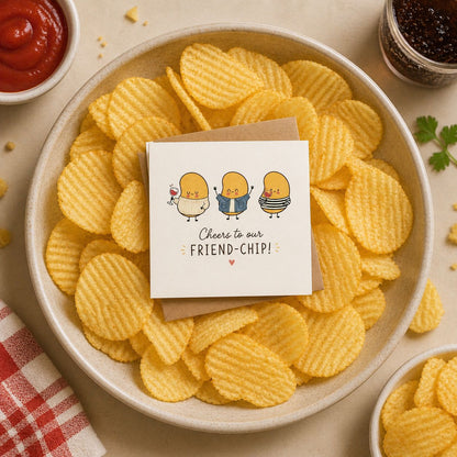 Cheers to Our Friend-chip! 🍟💛